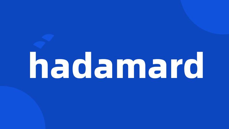 hadamard