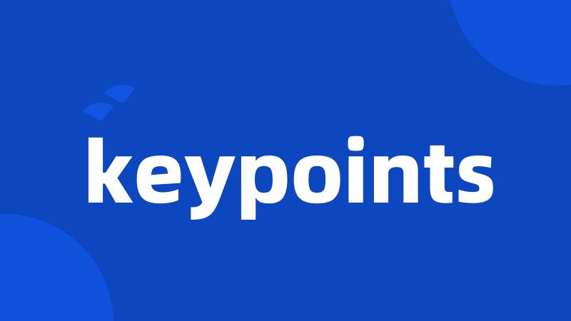 keypoints