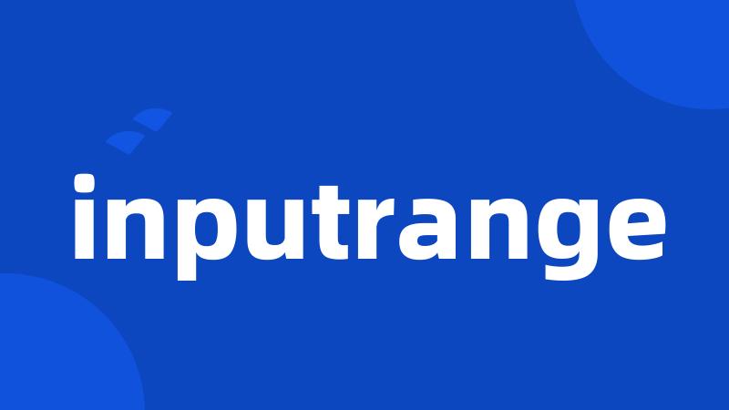 inputrange