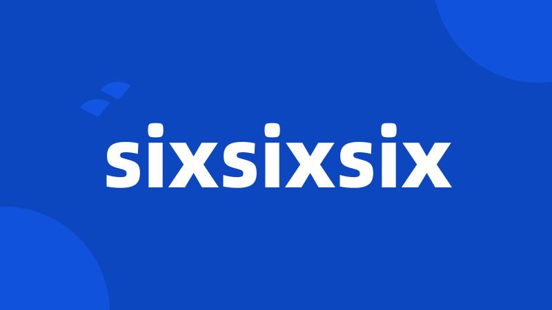 sixsixsix