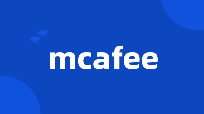 mcafee