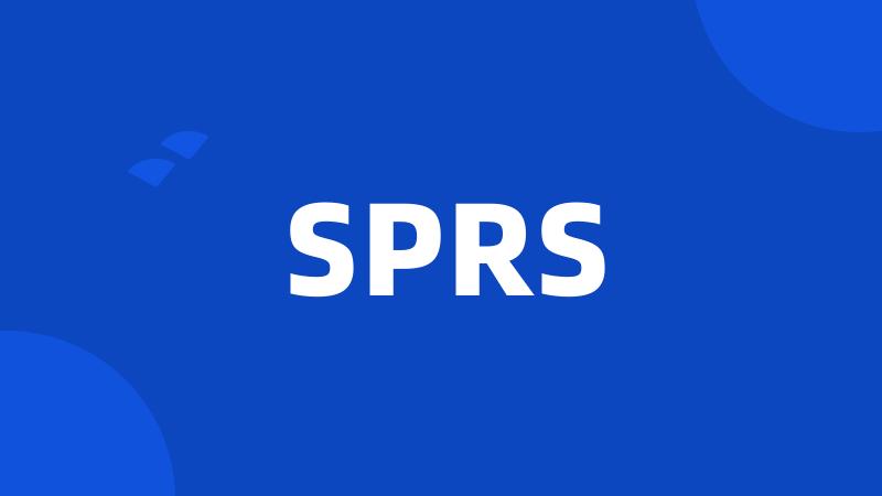 SPRS