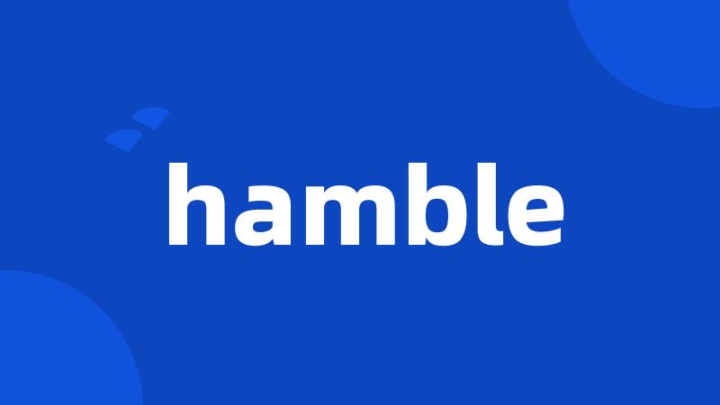 hamble