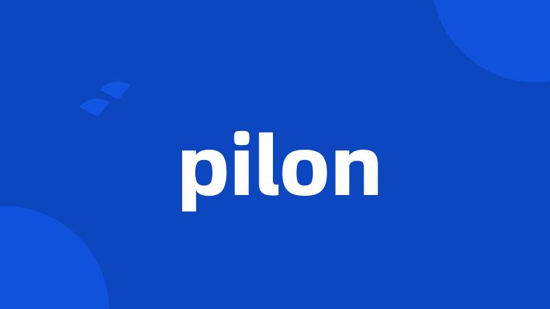 pilon