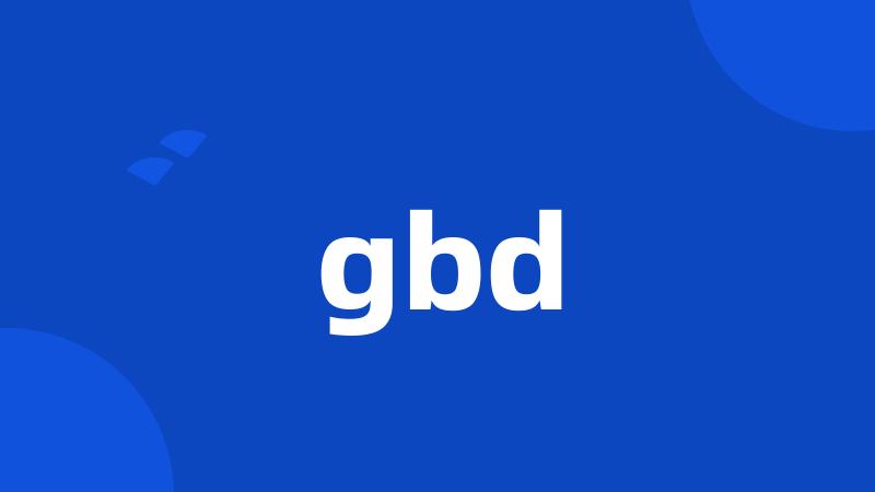 gbd