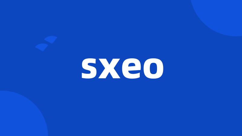 sxeo