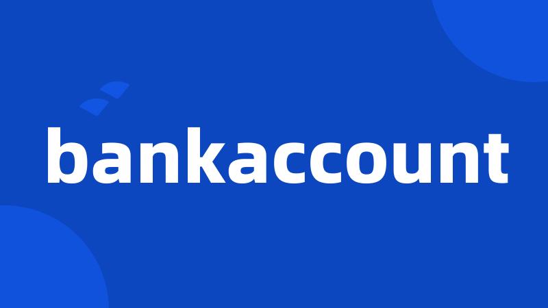 bankaccount