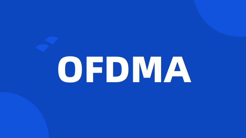 OFDMA