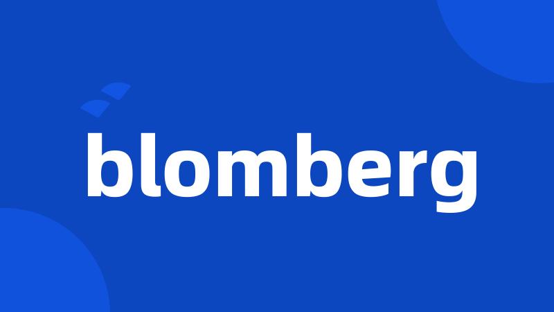 blomberg