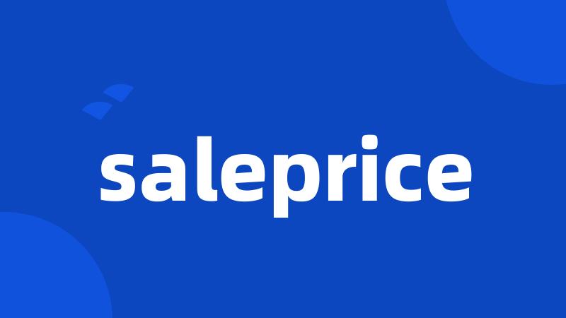 saleprice