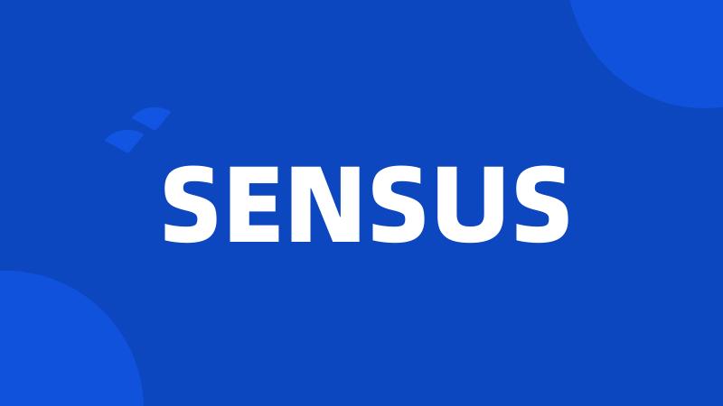 SENSUS