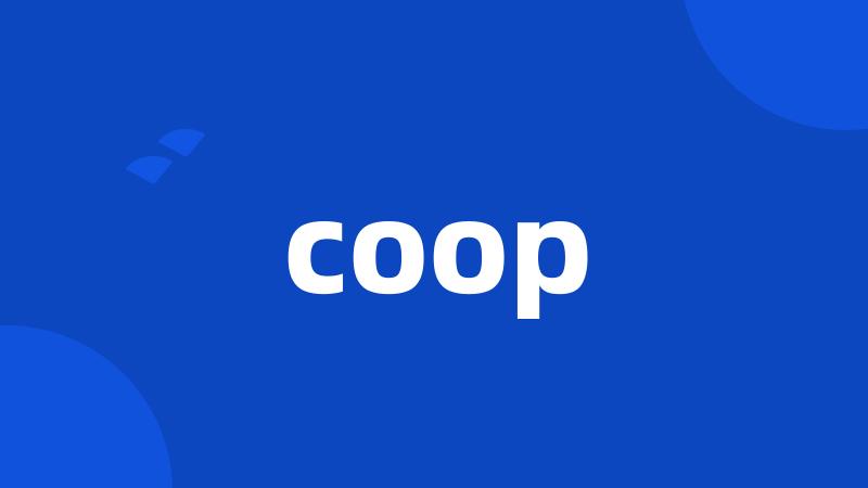 coop