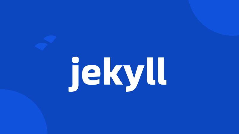 jekyll