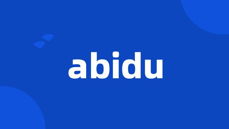 abidu