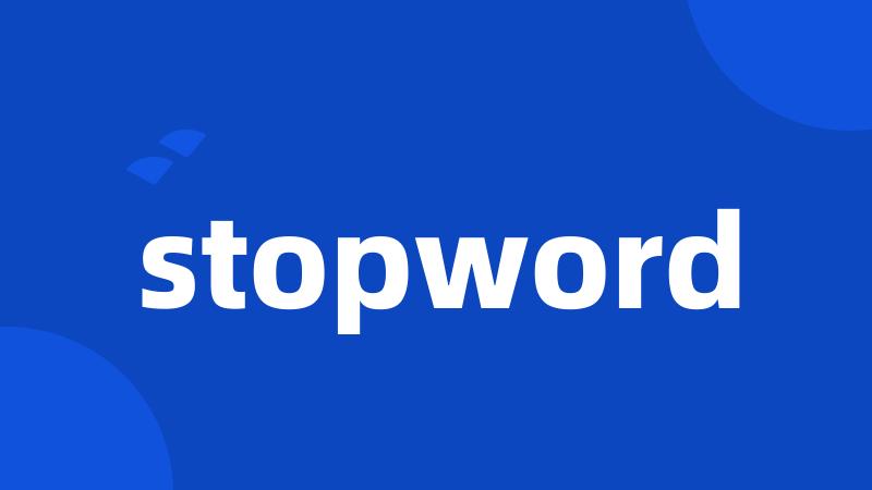 stopword