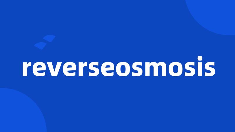 reverseosmosis