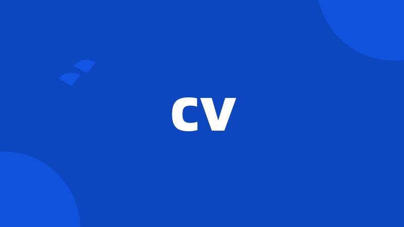 cv