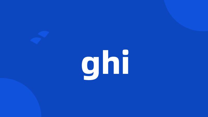 ghi