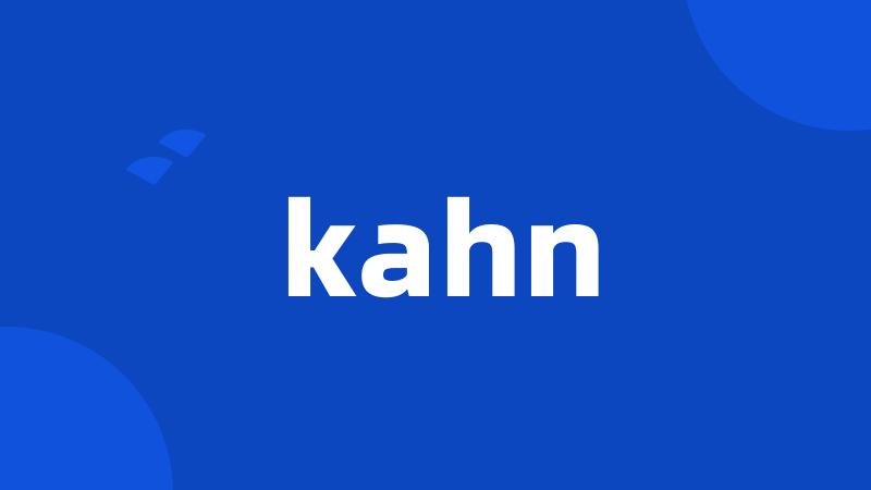 kahn