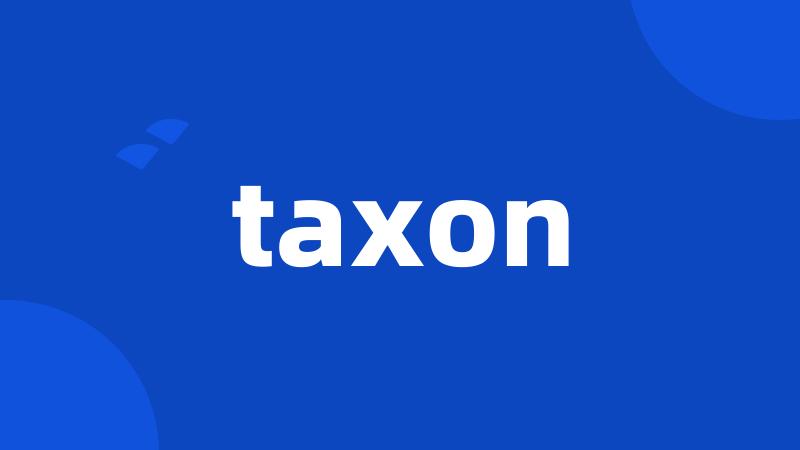 taxon