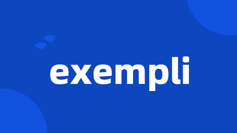 exempli