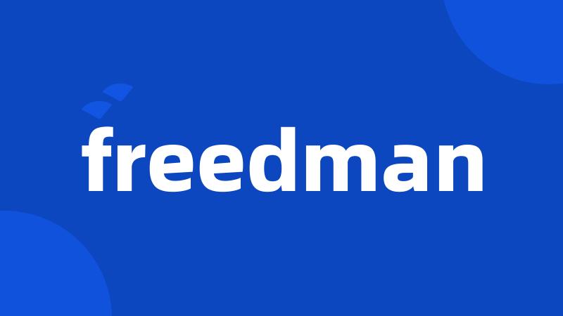 freedman