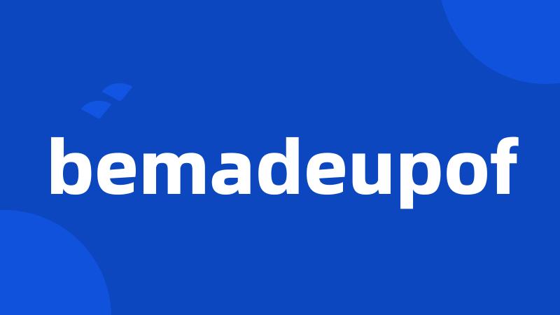 bemadeupof