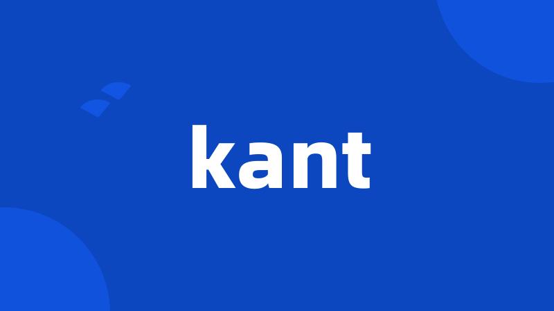 kant