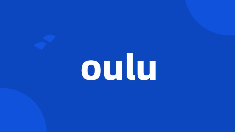 oulu