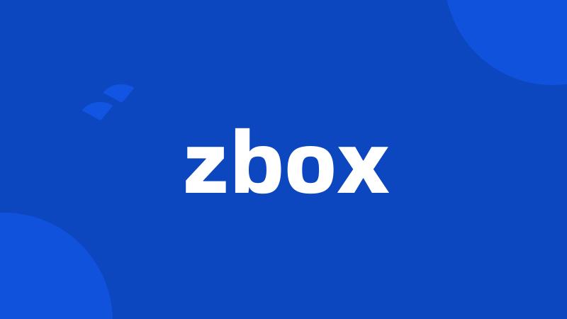 zbox