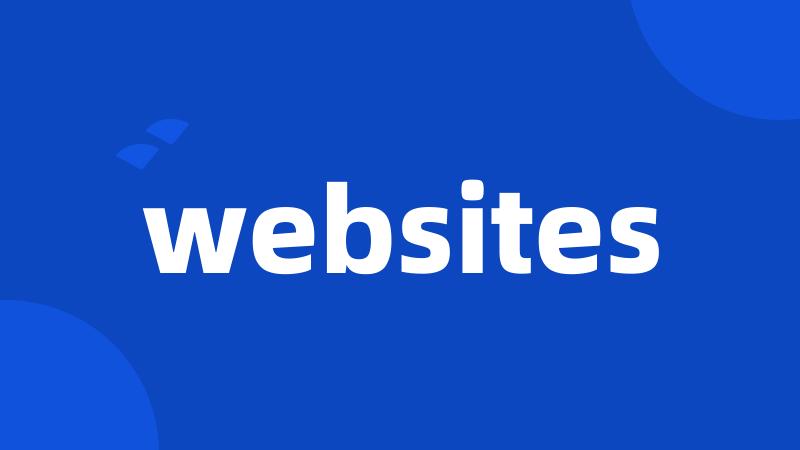 websites