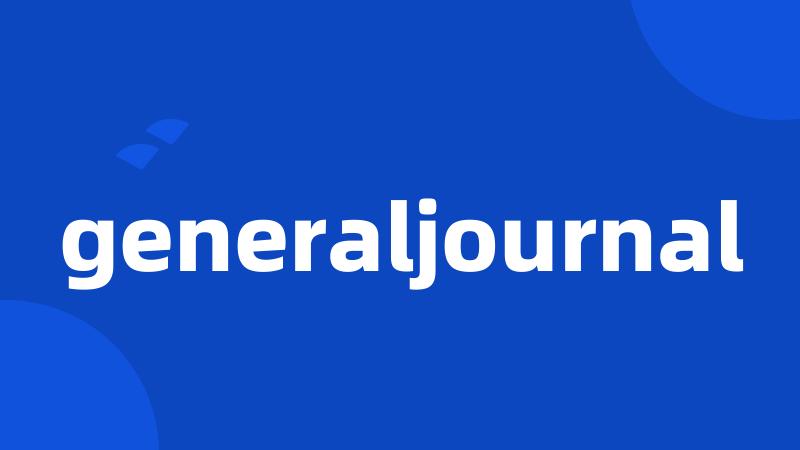 generaljournal