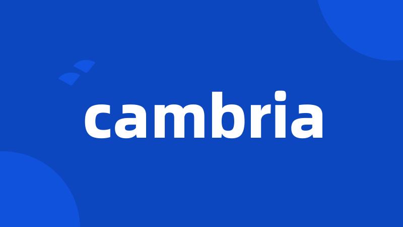 cambria