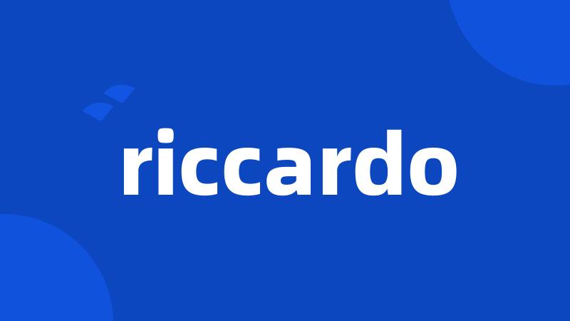 riccardo