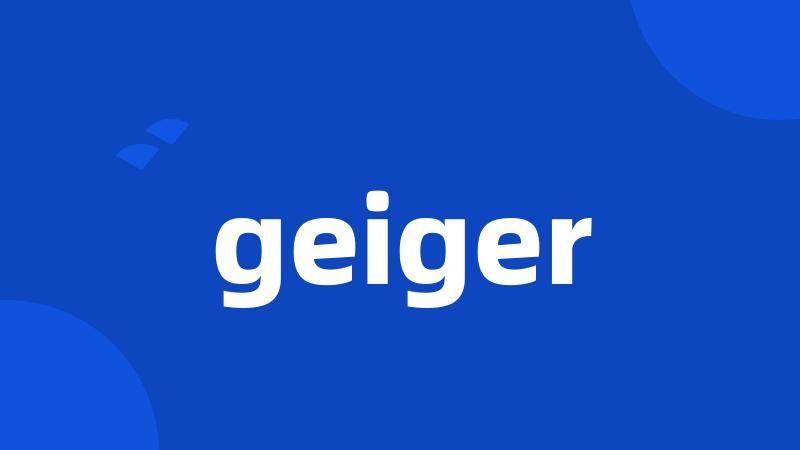 geiger