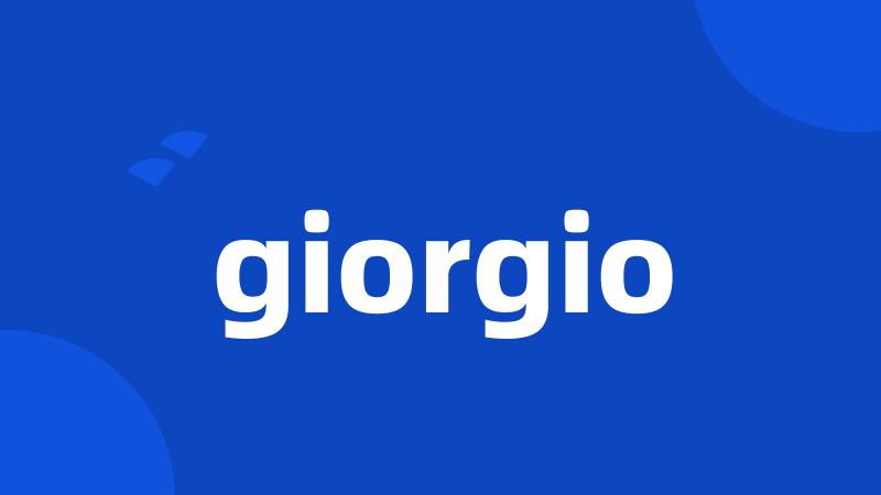 giorgio