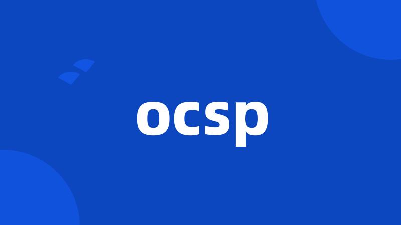 ocsp