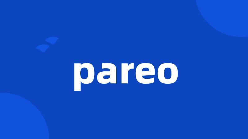 pareo