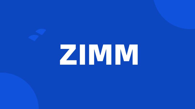 ZIMM