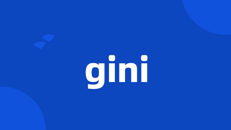 gini