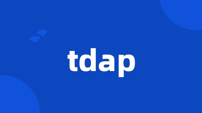 tdap