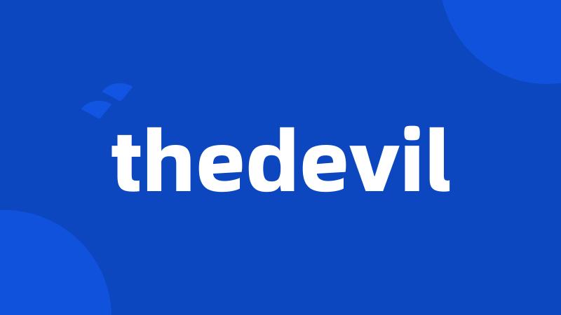 thedevil