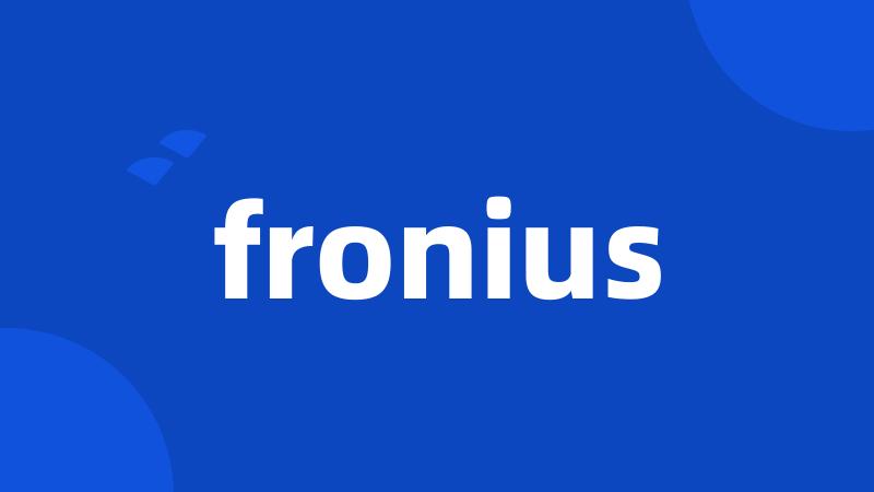 fronius