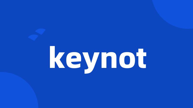 keynot