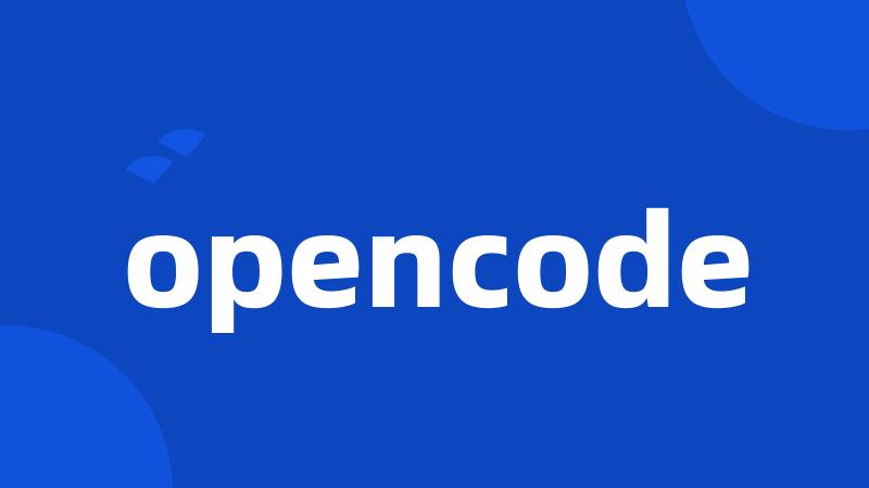 opencode