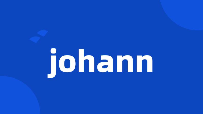 johann