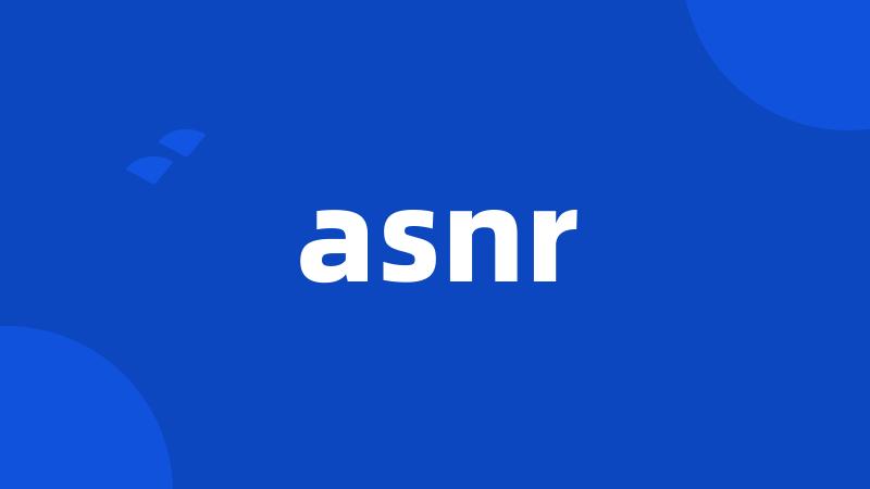 asnr