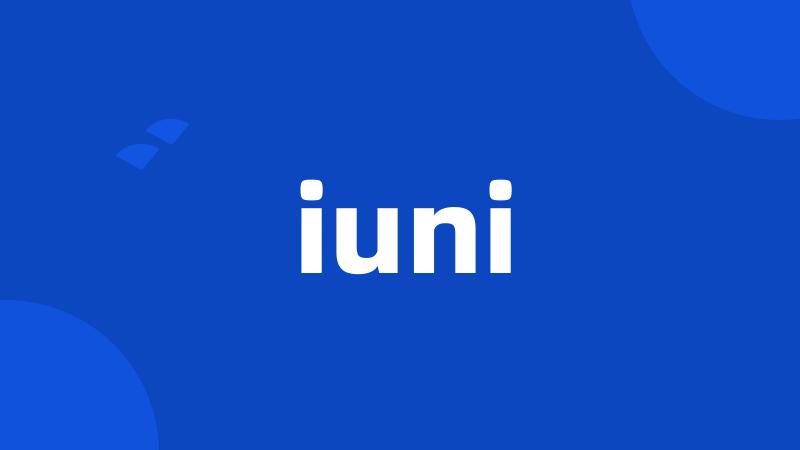 iuni